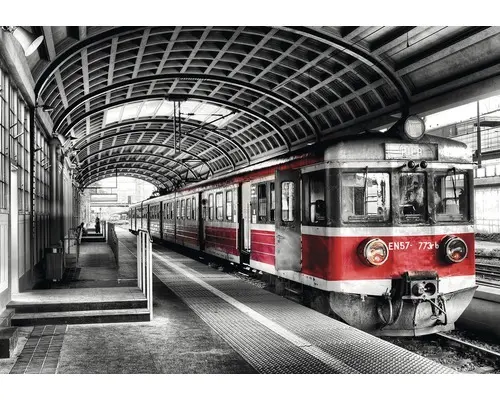 Fototapete Papier 11392P4 Zug 2-tlg. 254x184 cm