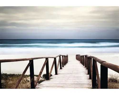 Fototapete 12283V8 Vlies Meer mit Mole 368x254 cm