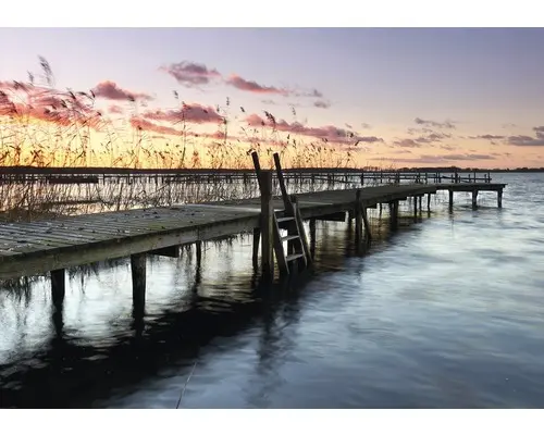 Fototapete Papier 12651P4 Brücke 2-tlg. 254x184 cm