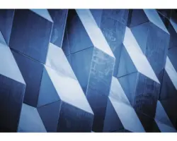 Fototapete Vlies 12653V4 Geometrisches Muster 2-tlg. 254x184 cm