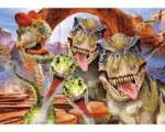 Hornbach Fototapete Vlies 12845V4 Selfies Dinosaurier 2-tlg. 254x184 cm