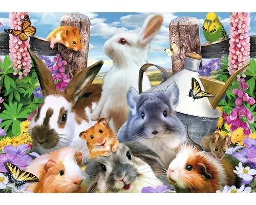 Fototapete 12875P8 Papier Tierische Selfies 368x254 cm