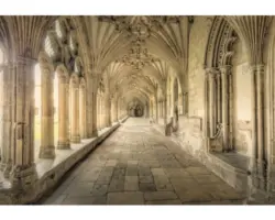 Fototapete Vlies 12916V4 Tunnel 2-tlg. 254x184 cm