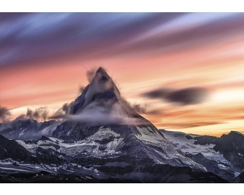 Fototapete 12990V8 Vlies Sonnenuntergang Berge 368x254 cm