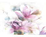 Hornbach Fototapete Vlies 13008V4 Aquarell Blumen 2-tlg. 254x184 cm