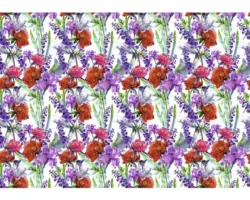 Fototapete 13017P4 Papier Blumen 254x184 cm