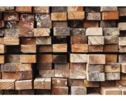 Fototapete Papier 13043P4 Holz 3D 2-tlg. 254x184 cm