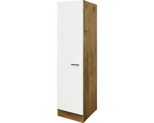 Geschirrschrank Flex Well Vintea magnolia matt 50x200x57 cm mit Drehtür