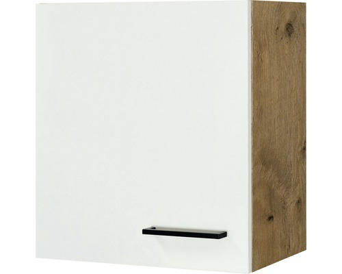 Hängeschrank Flex Well Vintea magnolia matt 50x54,8x32 cm mit Drehtür