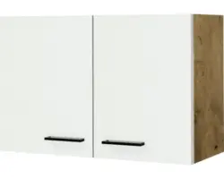 Hängeschrank Flex Well Vintea magnolia matt 80x54,8x32 cm mit Drehtür