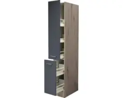 Apothekerschrank Flex Well Tiago basaltgrau 30x200x57 cm