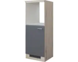 Umbauschrank Flex Well Tiago basaltgrau 60x169x60 cm mit Drehtür