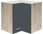 Hornbach Eckhängeschrank Flex Well Tiago basaltgrau 60x54,8x32 cm mit Drehtür
