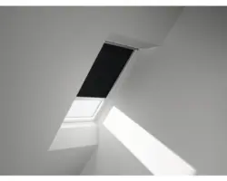 VELUX Wabenplissee uni schwarz elektrisch FMC MK08 1047S