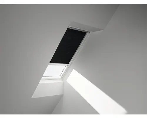 VELUX Wabenplissee uni schwarz elektrisch FMC MK08 1047S