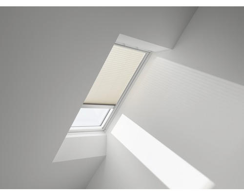 VELUX Plissee-Faltstore uni sand solarbetrieben FSL 102 1259S