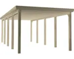 Hornbach Einzelcarport weka 617 Gr. 3 inkl. Kunststoffdach 322x802 cm kesseldruckimprägniert