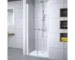 Hornbach Pendeltür für Nische Breuer Elana 6 750x2000 mm Echtglas Klar hell weiß