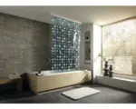Hornbach Duschrollo Kleine Wolke für Kassette 128x240 cm blue