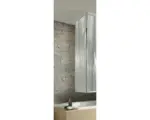Hornbach Ersatzduschrollo Kleine Wolke Milky 53x240 cm weiß