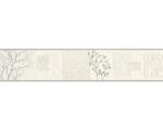 Hornbach Selbstklebende PVC-Bordüre A.S. Creation Ranken grau-creme 5 m x 13 cm