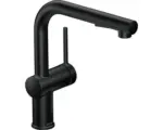 Hornbach Spültischarmatur Avital Hudson mit Handbrause schwarz matt