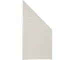 Hornbach Abschlusselement Konsta Diamond rechts 90 x 180/90 cm cremeweiß