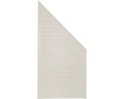 Abschlusselement Konsta Diamond rechts 90 x 180/90 cm cremeweiß