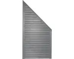 Hornbach Abschlusselement Konsta Diamond rechts 90x180/90 cm hellgrau