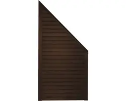 Abschlusselement Konsta Diamond rechts 90x180/90 cm braun