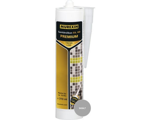 Sanitär Silikon Murexin SIL60 Premium Trendline basalt 310 ml