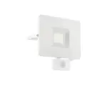 Hornbach LED Strahler Eglo FAEDO 3, 31 W 5000 K tageslichtweiß IP 44 mit Bewegungssensor weiß (33158)