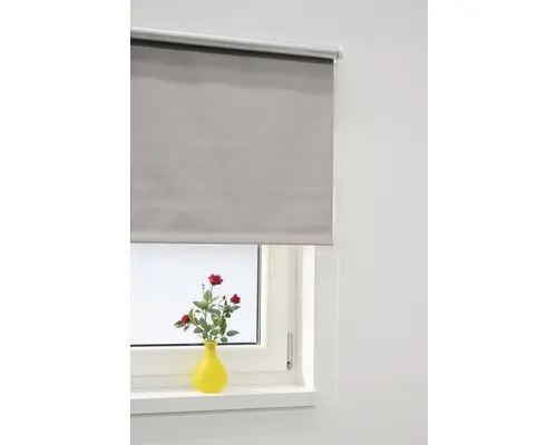 Verdunkelungsrollo Thermo uni grau 120x175 cm