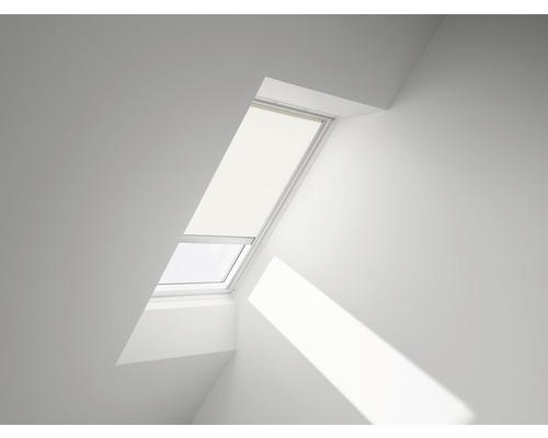 VELUX Sichtschutzrollo hellbeige uni elektrisch Rahmen aluminium RML M08 1086S