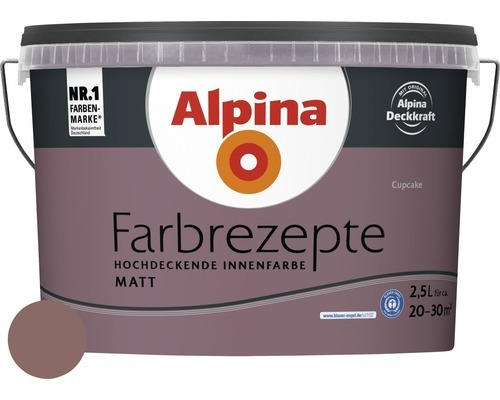 Alpina Wandfarbe Farbrezepte Cupcake 2,5 L