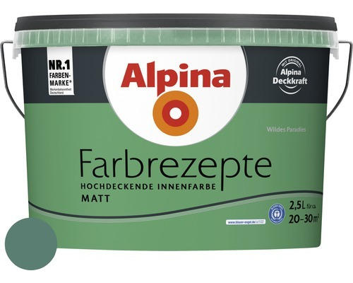 Alpina Wandfarbe Farbrezepte Wildes Paradies 2,5 L