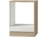 Hornbach Herdumbauschrank Optifit Dakar weiß glänzend 60x84,8x60 cm