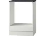 Hornbach Herdumbauschrank Optifit Lagos weiß glänzend 60x84,8x60 cm
