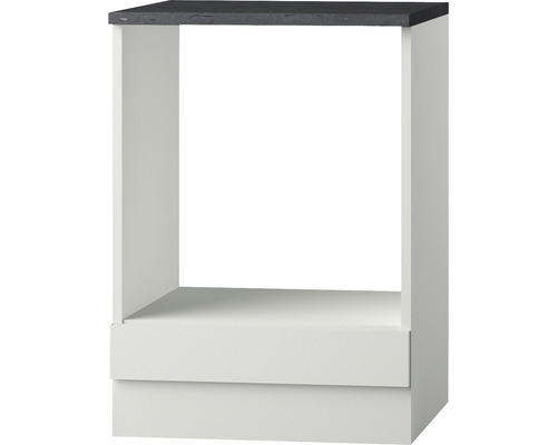 Herdumbauschrank Optifit Lagos weiß glänzend 60x84,8x60 cm