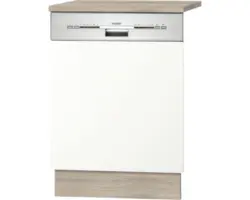 Geschirrspülerblende Optifit Zamora weiß 59,6x57,2x1,6 cm