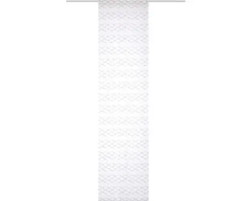 Flächenvorhang 084224-0307 Effektvoile Scherli grau 60x245 cm