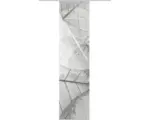 Hornbach Flächenvorhang Blattari Digitaldruck grau 60x245 cm