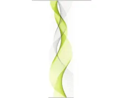 Flächenvorhang Opalia Digitaldruck grün 60x245 cm