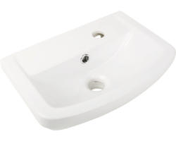 Handwaschbecken Puna rechts 45x29 cm weiß