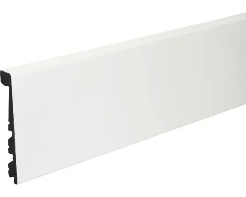 Sockelleiste KU123C PVC weiß 91x24x2400 mm