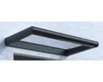 Hornbach Vordach ARON Rechteck Orleans VSG 200x95 cm anthrazit