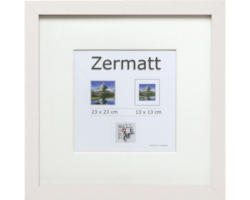 Objektrahmen Zermatt weiß 23x23 cm