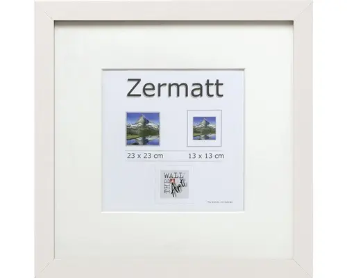 Objektrahmen Zermatt weiß 23x23 cm