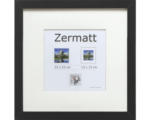 Hornbach Objektrahmen Zermatt schwarz 23x23 cm