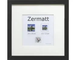 Objektrahmen Zermatt schwarz 23x23 cm